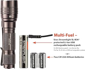 Streamlight 88065 ProTac HL-X 1000-Lumen 27100-Candela Handheld Tactical LED Flashlight, T